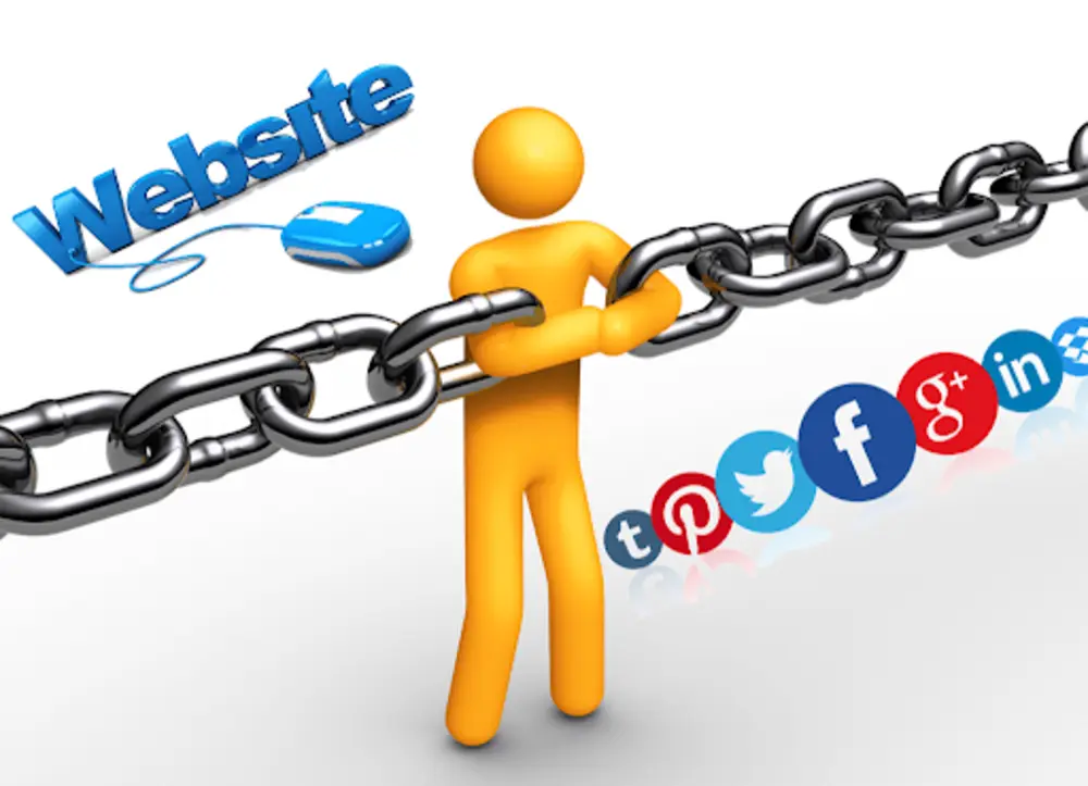 Chia sẻ đường dẫn tới các kênh Social Media 